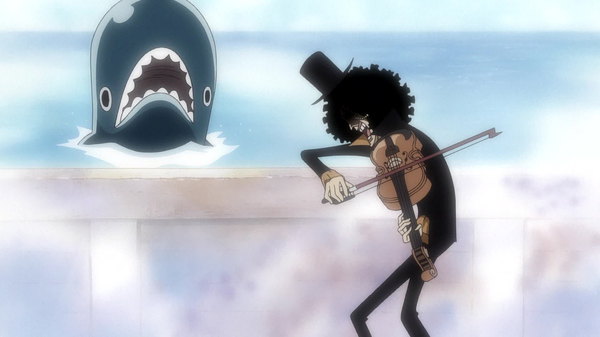 One Piece - Ep. 354 - I Swear to Go See Him!! Brook and the Cape of Promise!