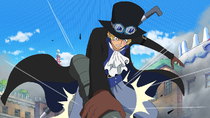 One Piece - Episode 687 - A Big Collision! Chief of Staff - Sabo vs. Admiral Fujitora!