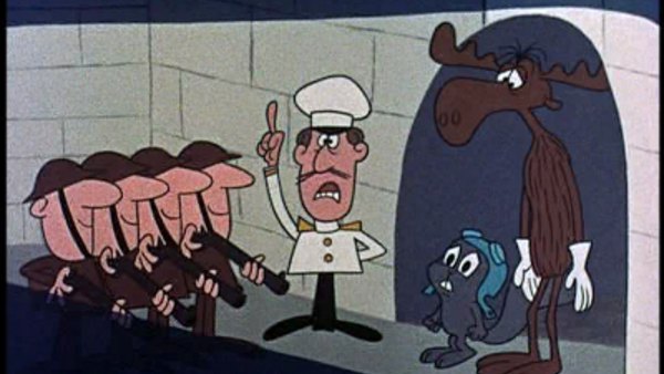 The Bullwinkle Show - S04E21 - Rocky & Bullwinkle - The Guns of Abalone (3) - I'm Out of Bullets or Pour Me Another Shot