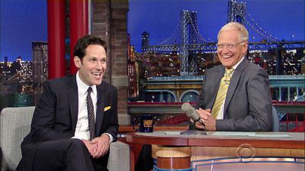 Late Show with David Letterman - S22E117 - Piedmont Bird Callers, Paul Rudd