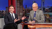 Late Show with David Letterman - Episode 119 - Robert Downey Jr., Chris Russo, Elvis Costello