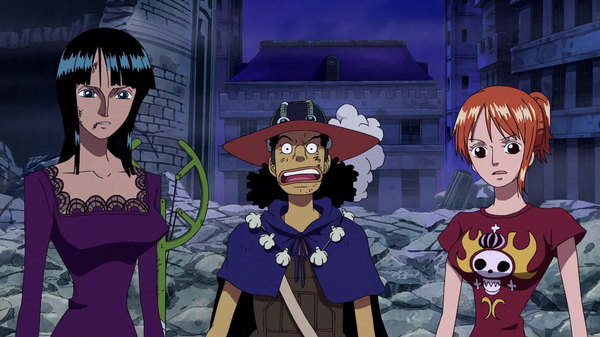 One Piece - Ep. 371 - The Straw Hat Crew Gets Wiped Out! The Shadow-Shadow's Powers in Full Swing!