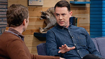 Comedy Bang! Bang! - Episode 15 - Colin Hanks Wears a Denim Button Down and Black Sneakers