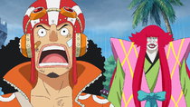 One Piece - Episode 694 - Invincible! A Gruesome Army of Headcracker Dolls!