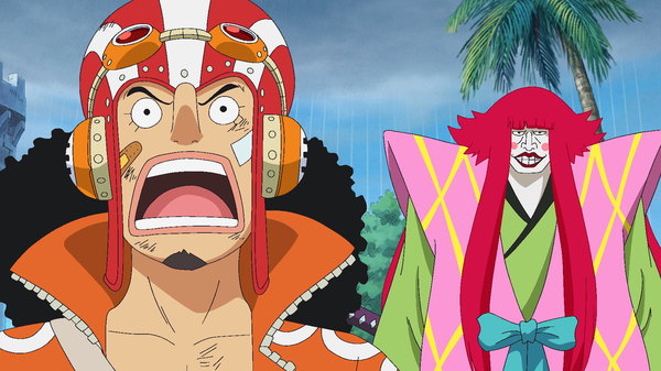 One Piece - Ep. 694 - Invincible! A Gruesome Army of Headcracker Dolls!