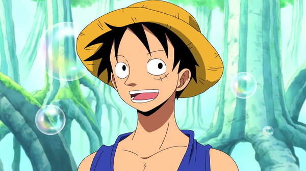 One Piece - Ep. 390 - Landing on the Way to Fishman Island! The Sabaody Archipelago!