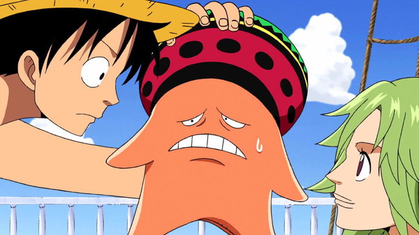 One Piece - Ep. 386 - Hatred for the Straw Hats! Iron Mask Duval Appears!