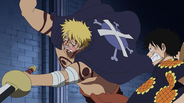 One Piece - Ep. 707 - To Be Free! Law's Injection Shot Blasts!