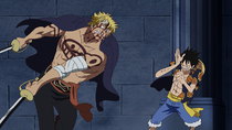 One Piece - Episode 709 - A Decisive Battle Against the Executives! Proud Hajrudin!