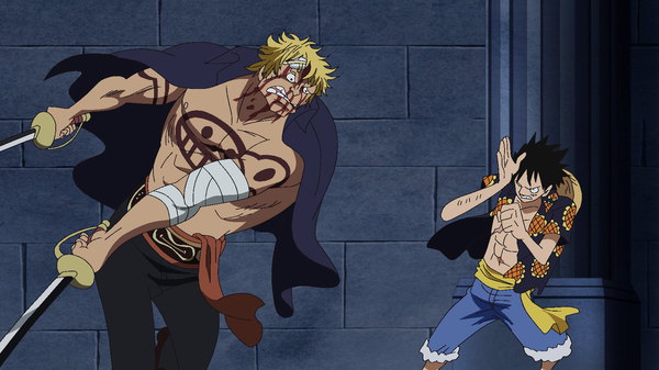 One Piece - Ep. 709 - A Decisive Battle Against the Executives! Proud Hajrudin!