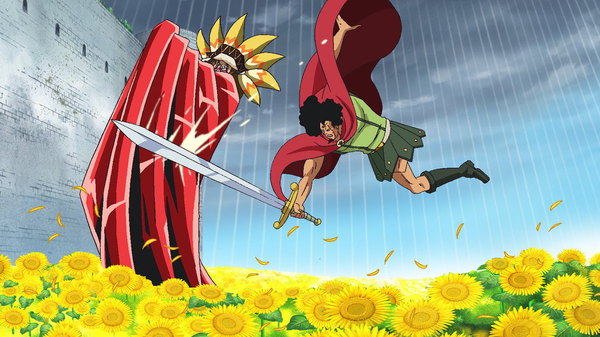 One Piece - Ep. 711 - The Man's Pride! Bellamy's Last Charge!