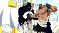 One Piece - Episode 402 - Overwhelming! The Navy's Fighting Weapons, the Pacifistas