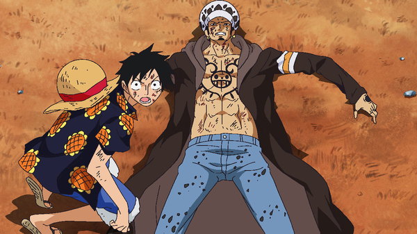One Piece - Ep. 723 - A Collision of Haki! Luffy vs. Doflamingo!