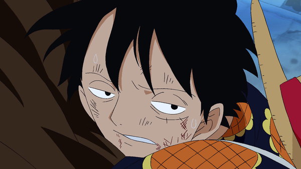 One Piece - Ep. 729 - Flame Dragon King! Protect Luffy's Life!