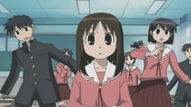 Azumanga Daiou The Animation - Episode 2 - Osaka Today As Well / P.E. - Volleyball / Hiccups / The Brain......