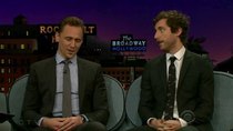 The Late Late Show with James Corden - Episode 12 - Thomas Middleditch, Tom Hiddleston, Jack Hanna, Nathaniel Rateliff...