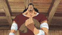 One Piece - Episode 742 - The Bond Between Father and Daughter! Kyros and Rebecca!