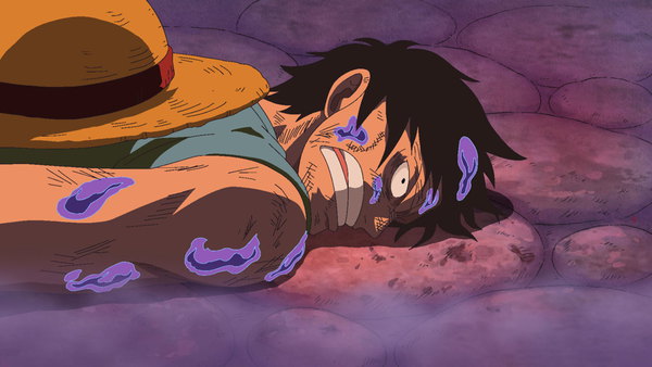 One Piece - Ep. 436 - The Showdown Has Come! Luffy's Desperate Last Attack!