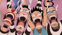 One Piece - Episode 434 - All Forces Have Gathered! The Battle on Level 4, the Burning...