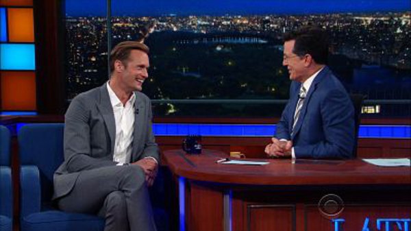 The Late Show with Stephen Colbert - S01E163 - Alexander Skarsgård, Natasha Leggero, Ziggy Marley