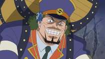One Piece - Episode 748 - An Underground Maze! Luffy vs. the Tram Human!