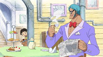 One Piece - Episode 453 - The Friends' Whereabouts! The Weatheria Report and the Cyborg...