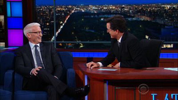 The Late Show with Stephen Colbert - S01E195 - Anderson Cooper, Edgar Ramirez, Kip Moore