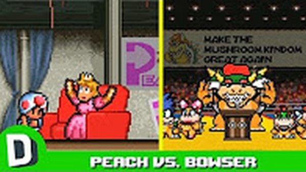 Dorkly Bits - S08E05 - Super Mario Election: Bowser vs. Peach