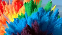 The Slow Mo Guys - Episode 4 - 25 Airbag Rainbow Explosion in 4K