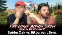 The Linux Action Show! - Episode 277 - SpiderOak vs Bittorrent Sync