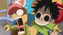 One Piece - Episode 780 - A Hungry Front! Luffy and the Navy Rookies!