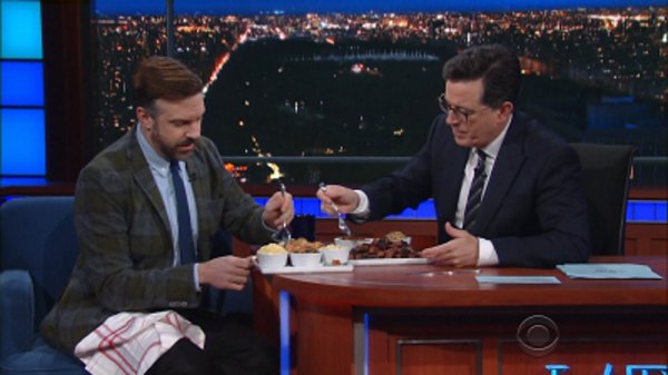 The Late Show with Stephen Colbert - S02E124 - Jason Sudeikis, Jennifer Esposito, Joey Bada$$
