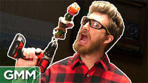Good Mythical Morning - Episode 59 - Cooking Kebabs With Power Tools