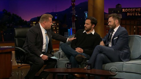 The Late Late Show with James Corden - S02E165 - Joel McHale, Jake Johnson, Lisa Hannigan
