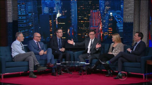 The Late Show with Stephen Colbert - S02E145 - Jon Stewart, Samantha Bee, John Oliver, Ed Helms, Rob Corddry