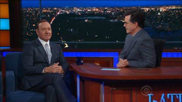 The Late Show with Stephen Colbert - S02E155 - Kevin Spacey, Terry Crews, Rob Huebel
