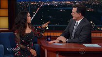 The Late Show with Stephen Colbert - Episode 160 - Salma Hayek, Hasan Minhaj, Feist