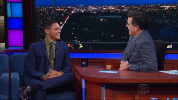 The Late Show with Stephen Colbert - S02E166 - Trevor Noah, Ilana Glazer, Sam Richardson