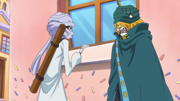 One Piece - Ep. 795 - A Giant Ambition! Big Mom and Caesar!