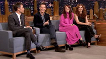 The Tonight Show Starring Jimmy Fallon - Episode 208 - Will & Grace Cast, Colin Jost, Bruce Bozzi Jr., Billie Joe Armstrong