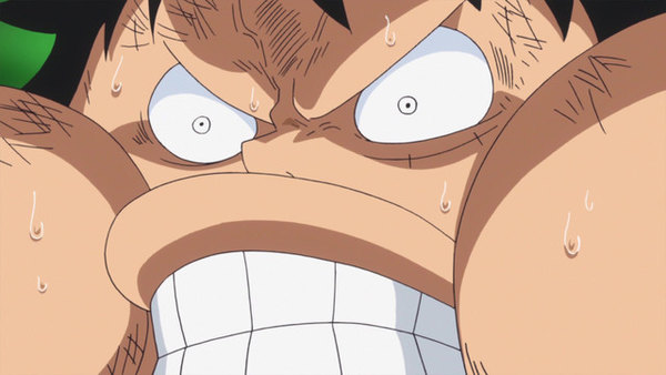 One Piece - Ep. 806 - The Power of Satiety! A New Gear Four Form: Tank Man!