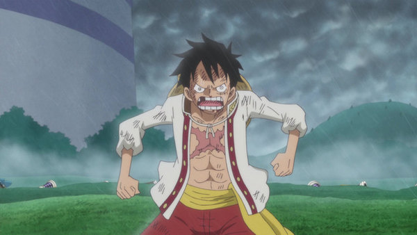 One Piece - Ep. 811 - I'll Wait Here! Luffy vs. the Enraged Army!