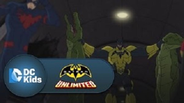 Batman Unlimited - S01E03 - Red Robin and Nightwing Take Down Killer Croc