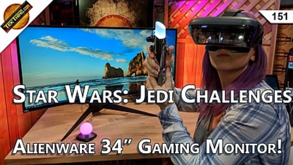 TekThing - S01E151 - Star Wars: Jedi Challenges, Silent Cherry MX Red Gaming Keyboard, Alienware 34