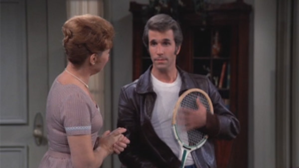 Happy Days - S04E12 - Fonzie's Old Lady