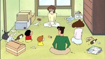 Crayon Shin-chan - Episode 78 - Knitting a Sweater / Riding a Packed Train / Playing at Dad's...