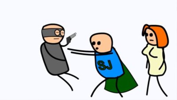 Cyanide & Happiness Shorts - S2010E09 - Superjerk Saves the Day