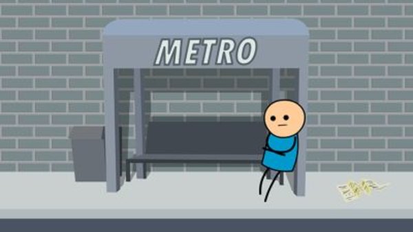 Cyanide & Happiness Shorts - Ep. 12 - Waiting for the Bus