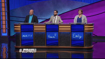 Jeopardy! - Episode 32 - Marty Cunningham, Frank Lang, Emily Deckenback