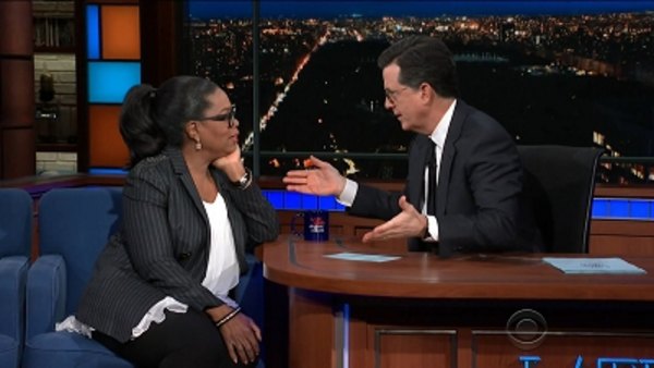 The Late Show with Stephen Colbert - S03E99 - Oprah Winfrey, Justin Hartley